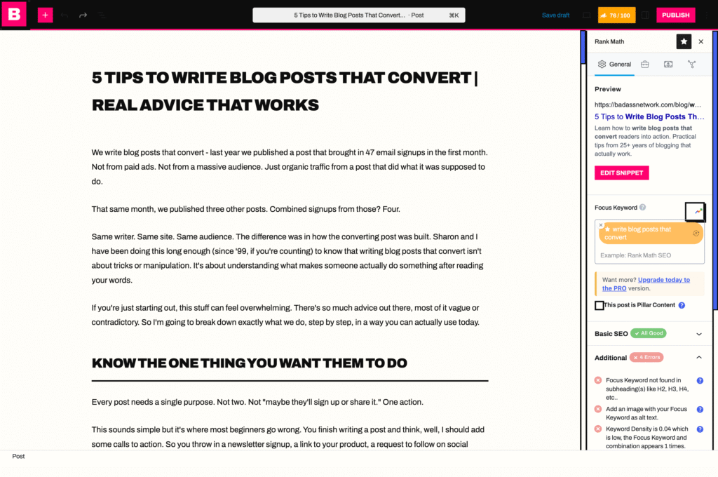 write blog posts that convert
